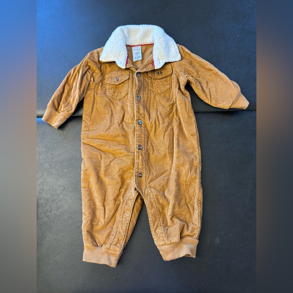 Carter's Tan Corduroy One Piece